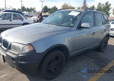 2004 BMW X3 3.0I из США, поврежденный, VIN WBXPA93424WC34101